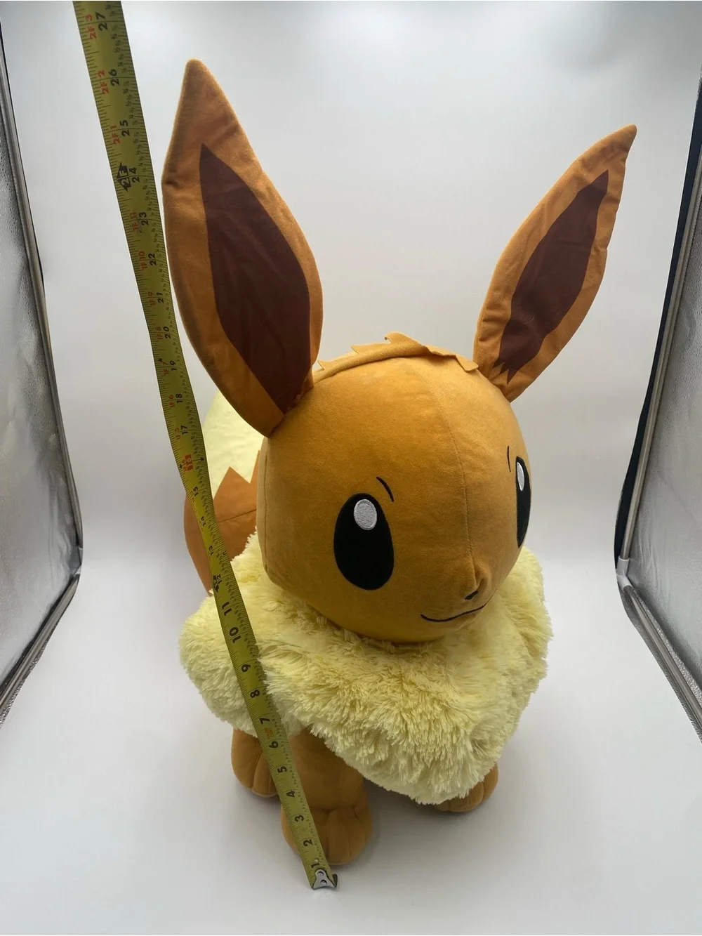 Pokemon Eevee Plush Costume Hood in Brown and Cream